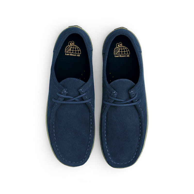ラスト リゾート エービー LAST RESORT AB モカシンシューズ 靴 ネイビー 26cm-28cm メンズ MOC SUEDE -NAVY-