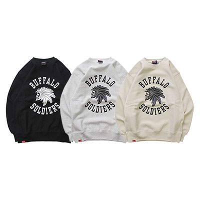 ミューラル MURAL スウェット トップス クルーネック トレーナー プルオーバー プリント BS CREW SWEAT メンズ M-XXL ブラック/グレー/ベージュ