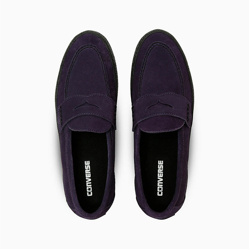 コンバーススケートボーディング CONVERSE SKATEBOARDING ローファー スケート仕様 パープル 26ｃｍ-28cm メンズ CS LOAFER II SK -PURPLE/BLACK- _FAIR_e