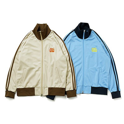 アイリーバイアイリーライフ IRIE by irielife トラックジャケット アウター 刺繍 IRIE RASTAMAN TRACK JACKET メンズ M-XL ベージュ/サックスブルー|E.S.P.