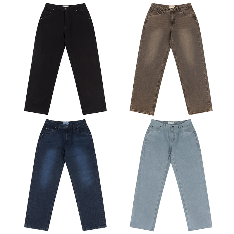 ダイム Dime MTL ジーンズズボン下 ボトムス 青色/黒いこと/赤銅色 30-34in メンズ Relaxed Denim Pants -4COLOR- _FAIR_e ズボン・パンツ-メンズファッション