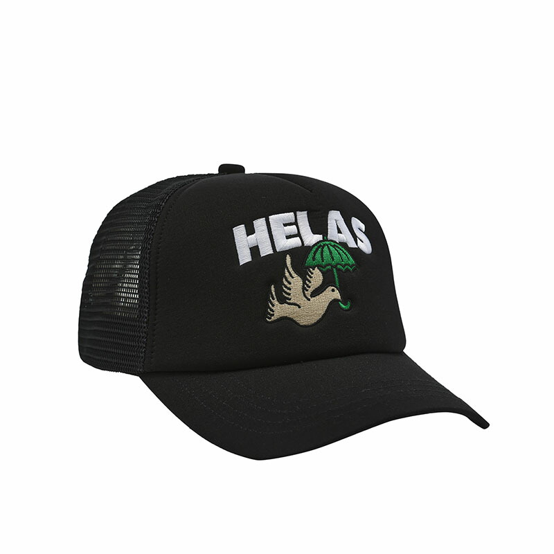 HELAS ヘラス キャップ 帽子 ブラック メンズ LIBERTE CAP -BLACK-