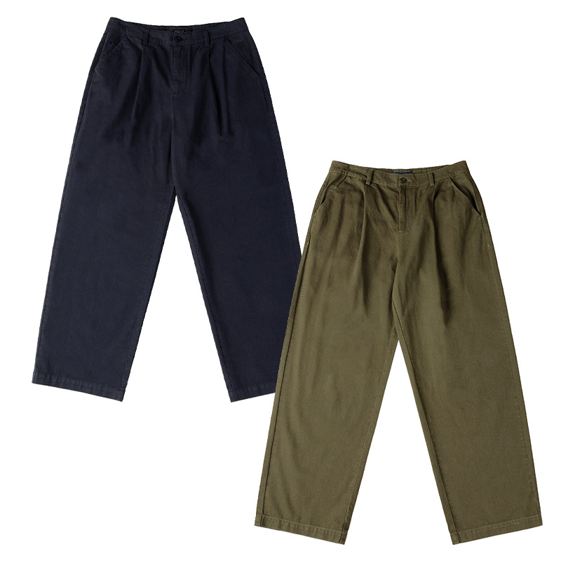 ダイム Dime MTL チノパンツ ボトムス ネイビー/グリーン 30-34インチ メンズ Baggy Chino Pants -2COLOR-