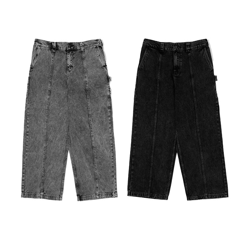 Poetic Collective パンツ ボトムス ブラック/グレー M-Lサイズ メンズ Split Pant -2color- _FAIR_e｜E.S.P. 12,289円