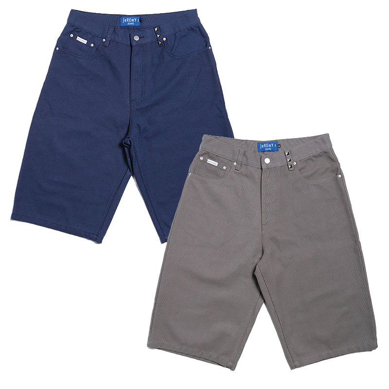 バイジェレミー BYE JEREMY さる股引き ボトムス 薄墨色/米国海軍 30-36in メンズ CANVAS SHORTS -2.COLOR-