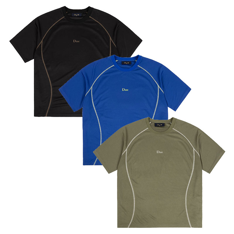 ダイム Dime MTL 形づくるプルオーバー トップス 黒いこと/オリーブ/青色 M-L大きさ メンズ TRAINING JERSEY -3.COLOR-