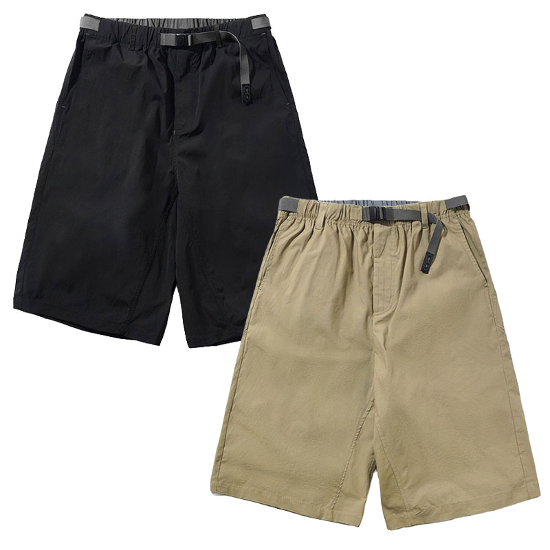 キャッシュオンリー CASH ONLY ショーツ ショートパンツ ボトムス ベージュ/ブラック S-XLサイズ Motion Shorts -2.COLOR-｜E.S.P.