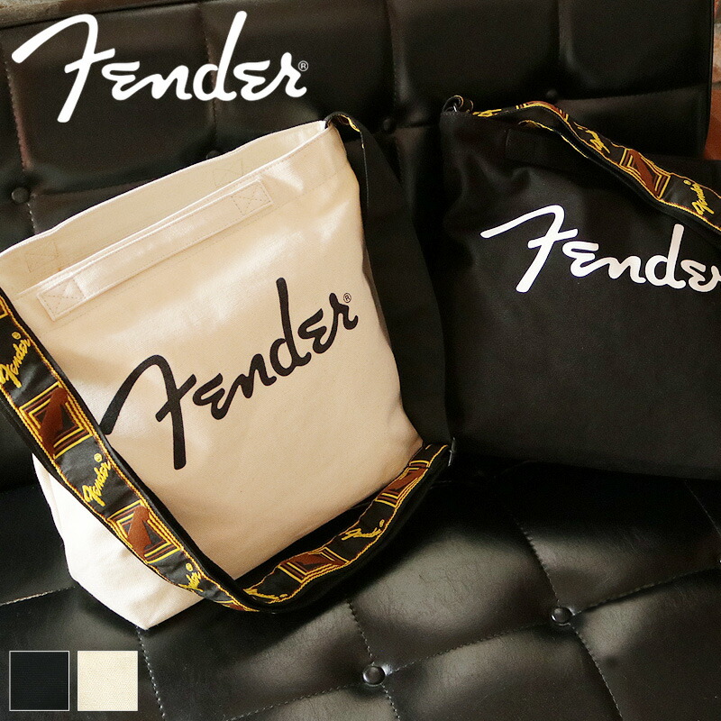 フェンダー ショルダーバッグ メンズ Fender 950-6001 斜め掛け 大きめ 大容量 軽量 帆布 モノグラムストラップ A4 コットン キャンバス 通勤 通学 旅行 スポーツ レジャー レディース 男性 女性 男女兼用 オシャレ カジュアル 人気