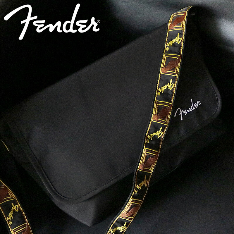 フェンダー ショルダーバッグ メンズ Fender 950-6053 斜め掛け メッセンジャーバッグ フラップショルダーバッグ 被せショルダーバッグ A4 モノグラムストラップ コーデュラ 通勤 通学 旅行 スポーツ レジャー レディース 男性 女性 男女兼用 オシャレ カジュアル 人気
