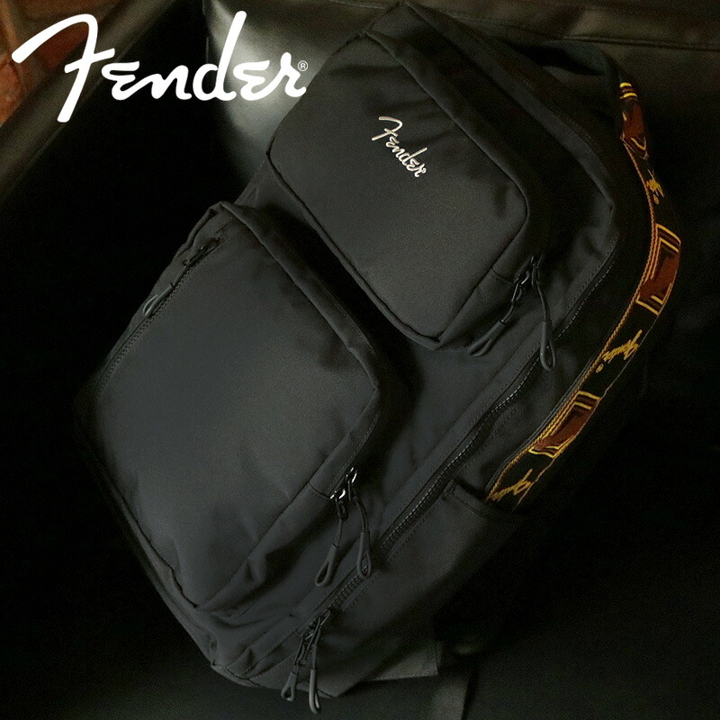 どろ除け 背嚢 メンズ 背嚢 Fender 950-6057 デイパック うしろ側容器に並べる 真四角背嚢 17L 17リッター  モノグラムストラップ  B4 A4 パソコン納める コーデュラ 通い 通学 旅する 運動競技 思わしい 軽さ レディース 成人男性 亭主もち 男女兼用 オシャレ 心地よい 一般受け
