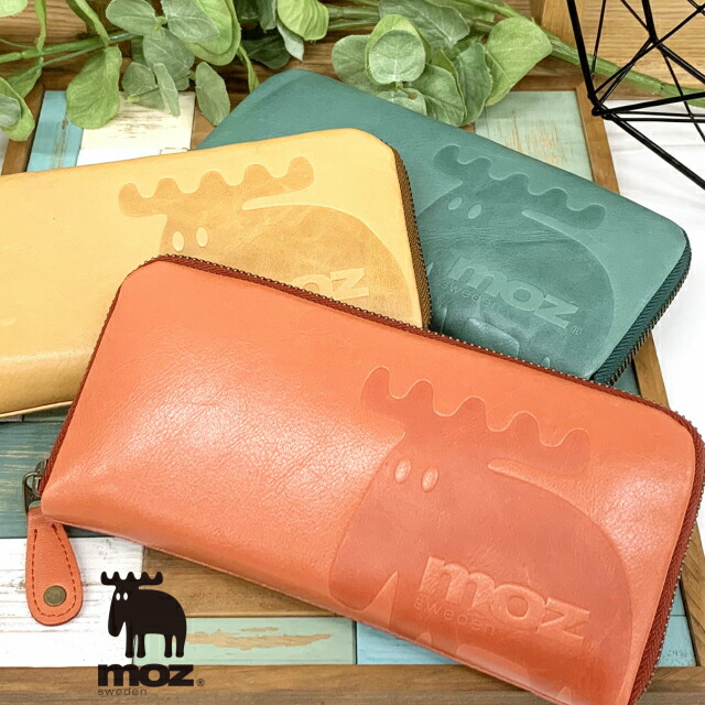 楽天市場】長財布 レディース ラウンドファスナー moz モズ Flock
