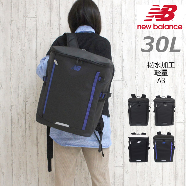 【New Balance】 ブラックリュック New Balance リュックサック デイパック バッグ new balance