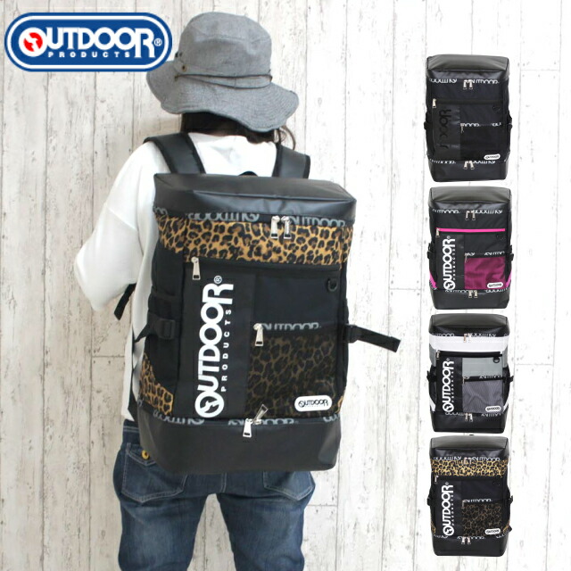 最適な価格 通学リュック メンズ 大容量 Outdoor Prducts アウトドアプロダクツ Torrance2 2層式 ボックスリュック 30l Olg4 リュック 通学 男子 レディース 通勤 小学生 中学生 高校生 大学生 キッズ 女子 デイパック バッグ バッグ 通学バッグ Pc収納 黒 ヒョウ柄