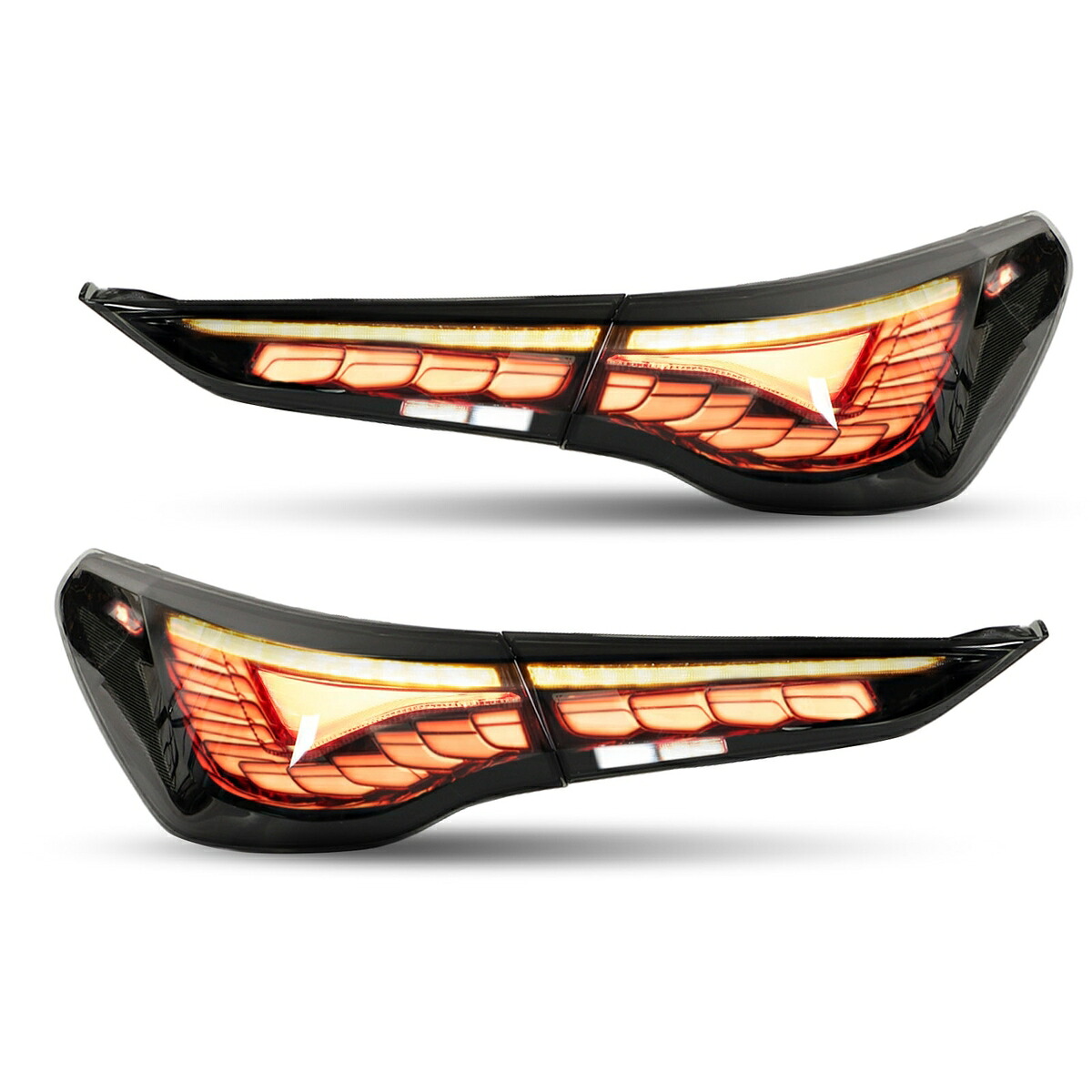テールライト GTSスタイル シーケンシャル信号ライト LEDテールライト煙 BMW 4シリーズ G22 G23 G26 M4 G82 G83 2021+ GTS OLED Style Sequential Signal LED Tail lights Smoky For 4 Series