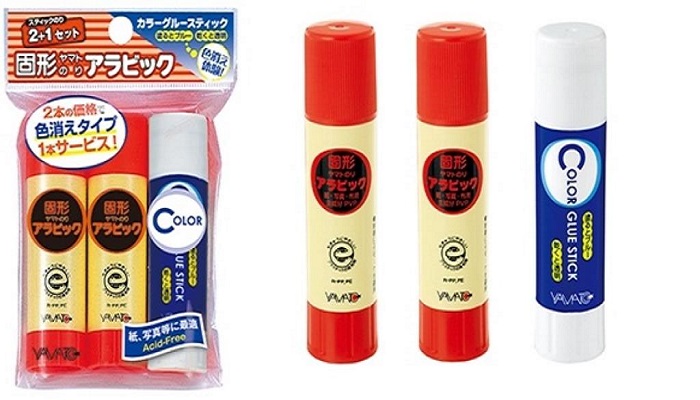 楽天市場 お買い得 2本 1本で2本の価格 ヤマト 固形アラビック スティックのり カラーグルースティック ヤマトのり ヤマトノリ 固形糊 固形ノリ スティック糊 スティックノリ 文房具 工作 便利グッズ 日用品 日用雑貨 事務用品 オフィス用品 ヤマト本舗 ｙｓ 8ｈ