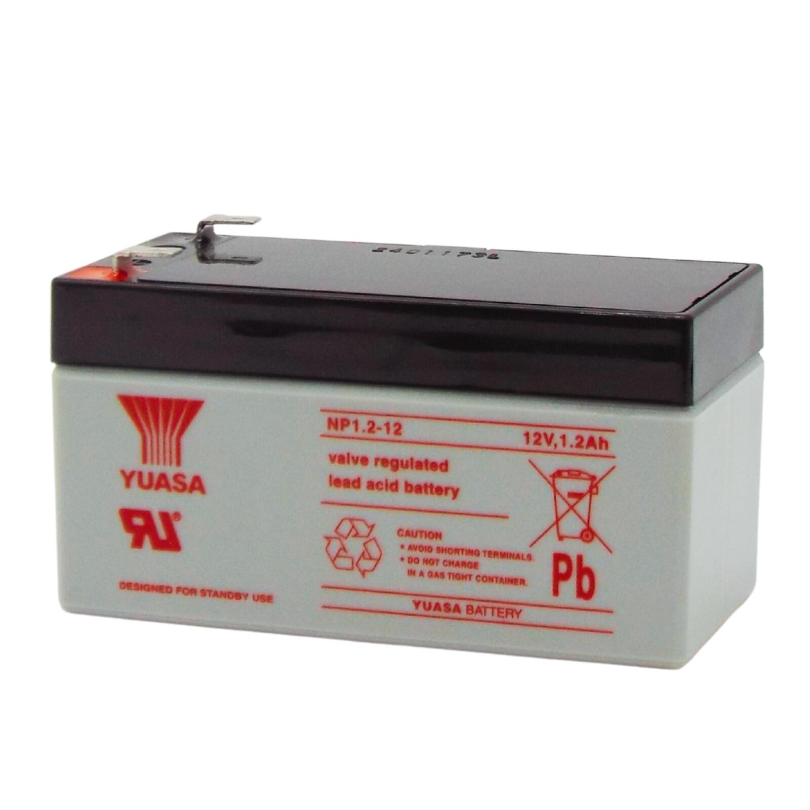 【20個入】 台湾 YUASA ユアサ NP1.2-12 小形制御弁式鉛蓄電池 シールドバッテリー UPS 無停電電源装置 互換 PE12V1.3F1 PWL12V1.2 WP1.2-12
