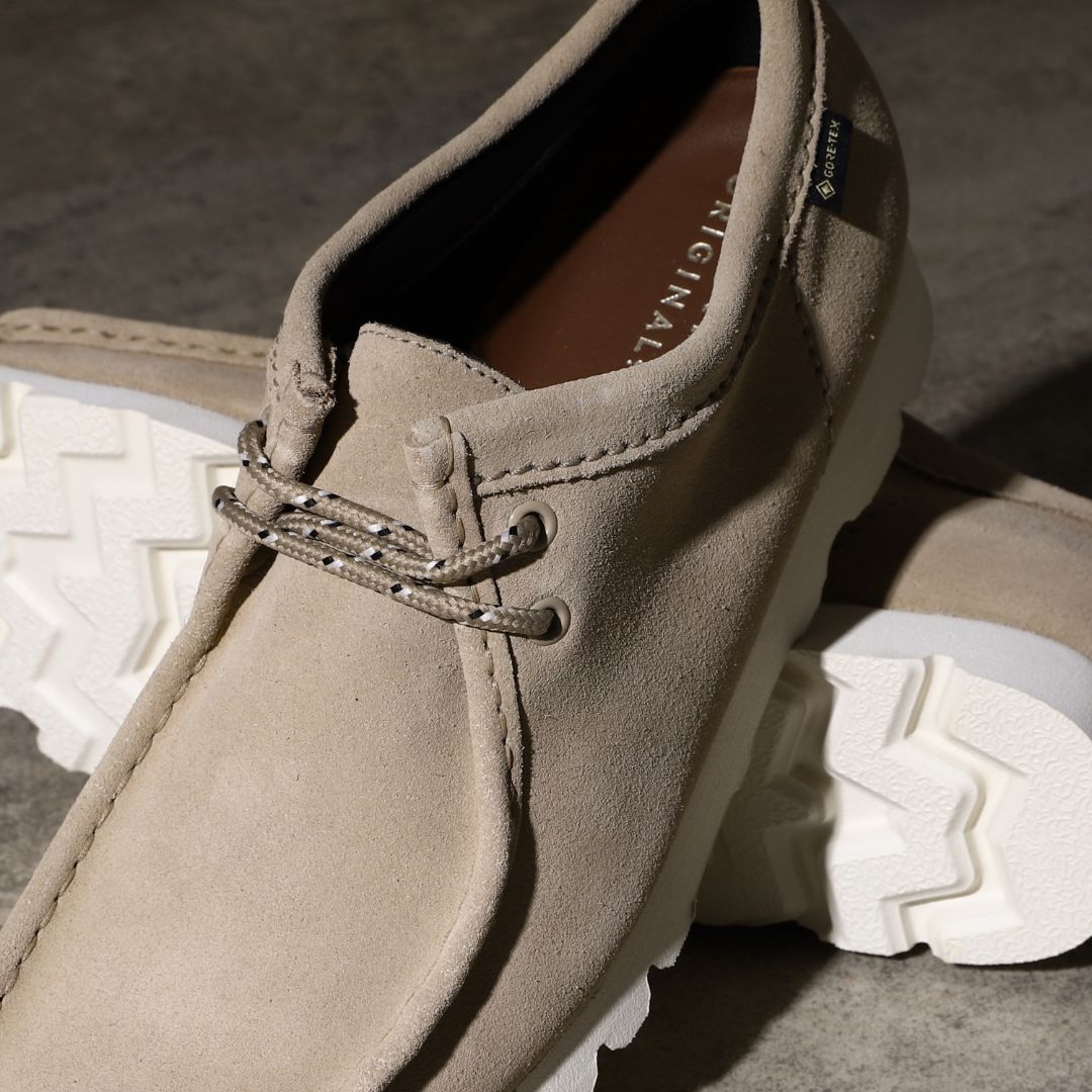 CLARKS クラークス WallabeeGTX ワラビーゴアテックス サンド smcint.com