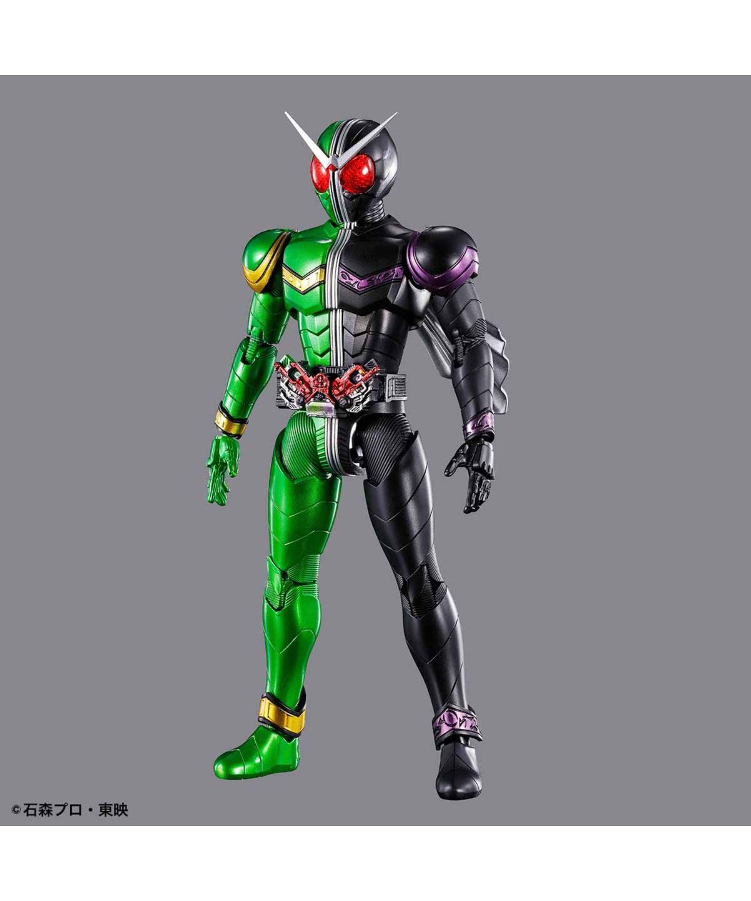 BANDAI Figure-rise Standard 仮面ライダーW サイクロンジョーカー(4573102578464)【バンダイ フィギュアライズスタンダード】国内正規品 トイ プラモデル ホビー コレクション 特撮ヒーロー 組み立て式 接着剤不要 東映 石森プロ 平成ライダー画像