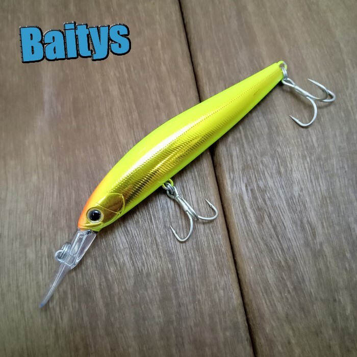 楽天市場】リッジディープ 90SS ジップベイツ ディープ ミノー 90SS