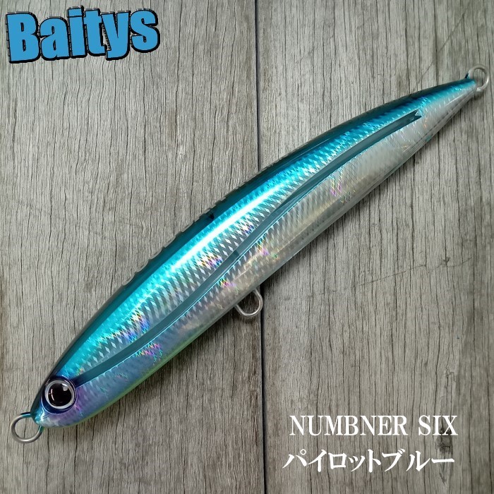 NUMBNER SIX 198F グッドベイト ナンバーシックス 198F スプラッシュ系 ダイビングペンシル ポッパー キャスティング オフショア キハダ マグロ ヒラマサ画像