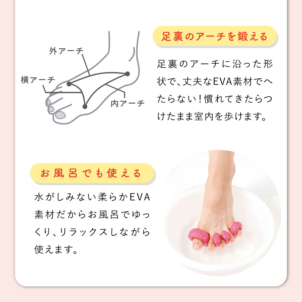 足指 広げる 足指サポーター グッズ トレーニング 足指サック ストレッチ 足指ストレッチ 外反母趾 足指セパレーター 1日3分 Tvでも絶賛 アシパカ