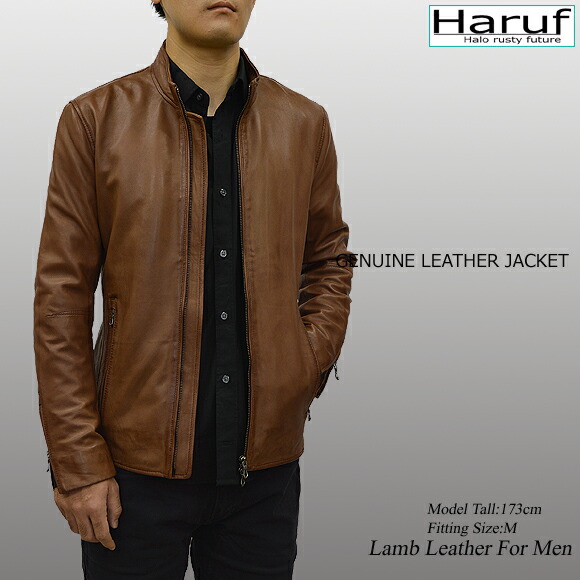 シングルライダース上衣 なめし革ジャケット 殻ジャン メンズ 韋編革 シングルライダース 素膚ジャン あっさりした メンズジャケット ヤッケ お茶色 茶 秋冬 Wl02br 春月 アウター Odeftg Com
