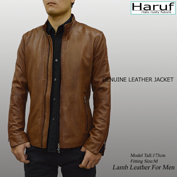 シングルライダース上衣 なめし革ジャケット 殻ジャン メンズ 韋編革 シングルライダース 素膚ジャン あっさりした メンズジャケット ヤッケ お茶色 茶 秋冬 Wl02br 春月 アウター Odeftg Com