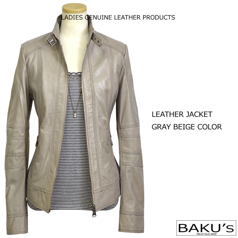 美品✨23区 シングルライダースジャケット　本革　羊革　グレージュ　34 楽天市場】Benshuna オリジナル レザージャケット TYPE: シングル