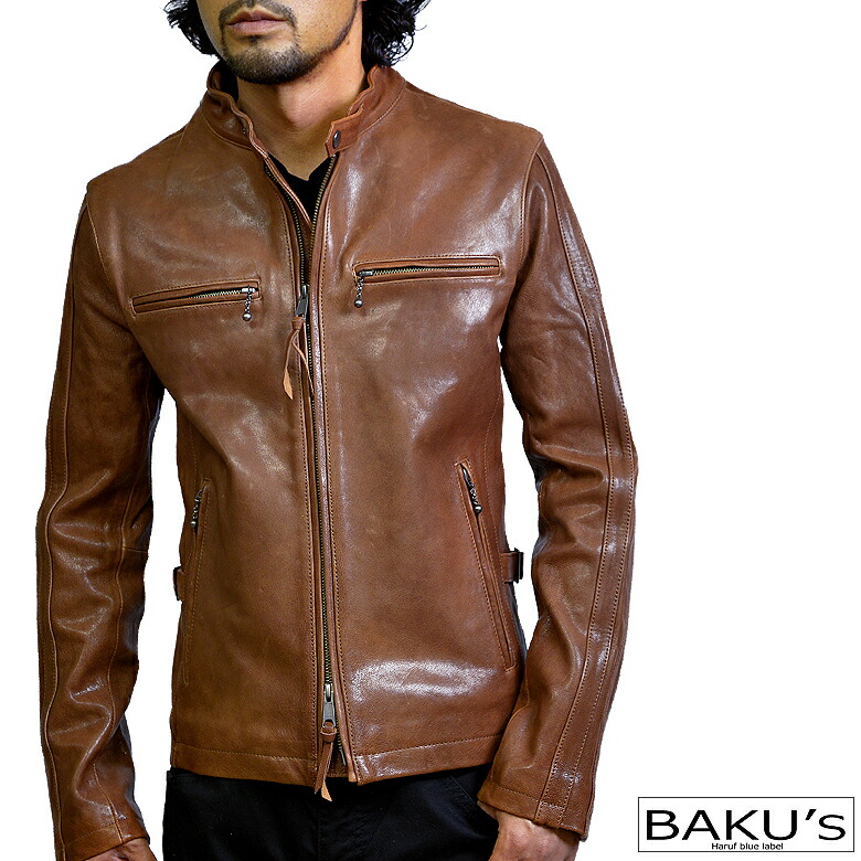 楽天市場 フード パーカー レザージャケット ライダースジャケット 革ジャン メンズ 本革 シングルライダース ダブルライダース 革ジャケット ブルゾン レザーコート 大きいサイズ メンズアウター 茶 キャメル ブラウン M L Ll 春 秋 冬 Usa21gcam Baku