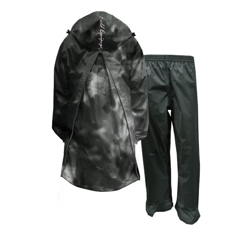 [Field Equipage] トオケミ(TOHKEMI) メンズ 軽量 透湿レインウェア バックパッカー レインスーツ 上下セット アリア-BP 【 #7890-BP 無地(ソリッド) 柄(プリント)】 ポーチ付 通勤 通学 アウトドア画像