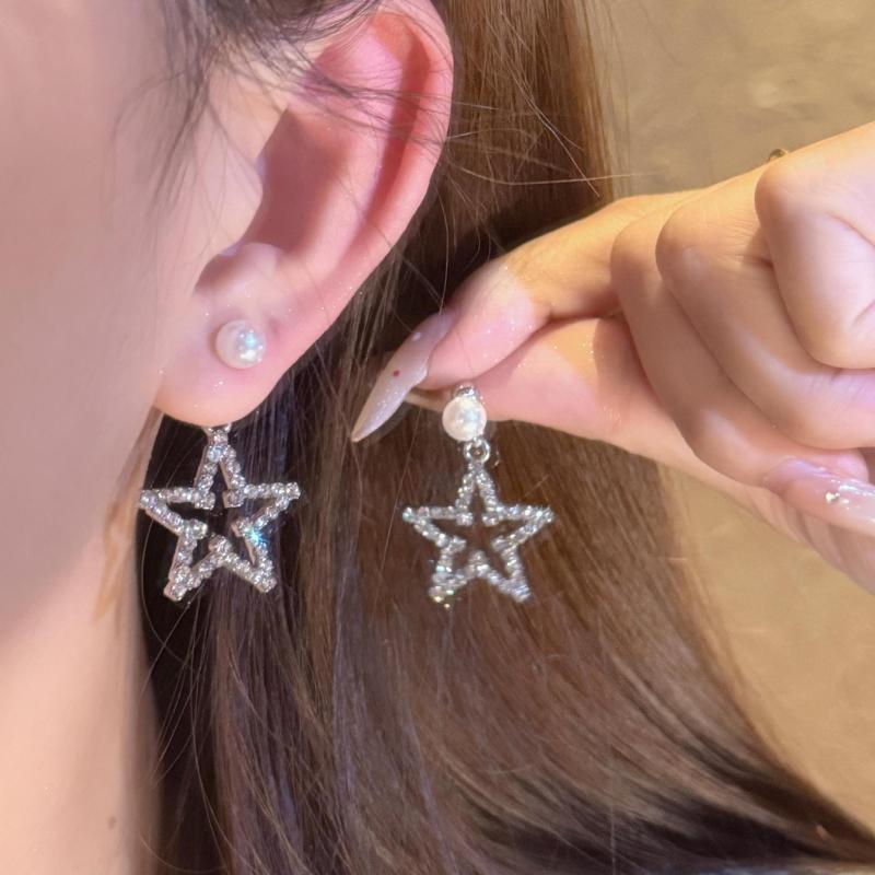 星形モチーフのパールピアスセット 1bn26.jpg