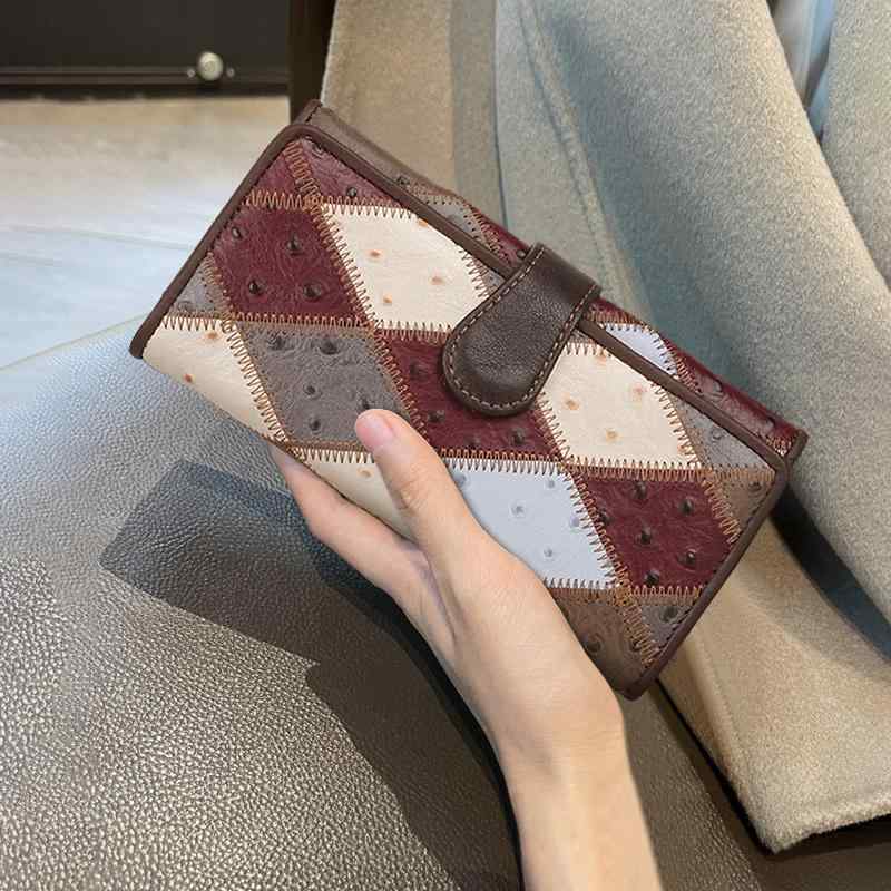 小銭入れ カードケース クラッチバッグ 普段使い レザー財布 財布 コンパクト カードホルダー ウォレット ツー イン ワン レディース 2024 ハイエンド マザー ロングウォレット 精巧 クラッチ