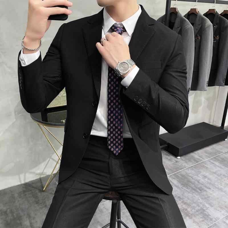 心地好い 通い 御役目 背広 セットアップ 好いたらしいめ メンズ背広 韓国 か細い相応う 連合王国 風 商行為 労働者階級 フォーマルウェア 心地好い スモール 背広 花むこ 婚礼の儀お召しもの メンズファッション-スーツ