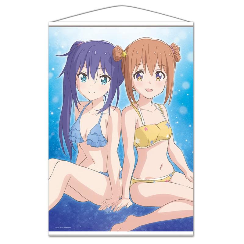 恋する小惑星 B2タペストリーB［みら＆あお 水着］画像