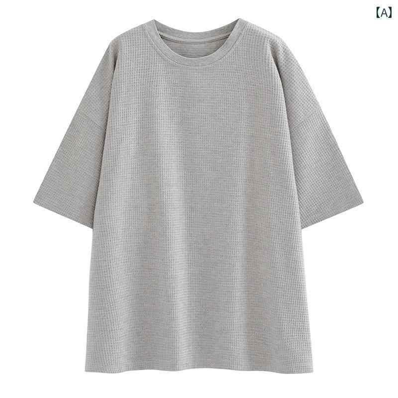 Tシャツ レディース オーバーサイズ 半袖【ナチュラル系 無地】大人カジュアル ゆるT 大きめサイズ 夏服 トップス 6,232円