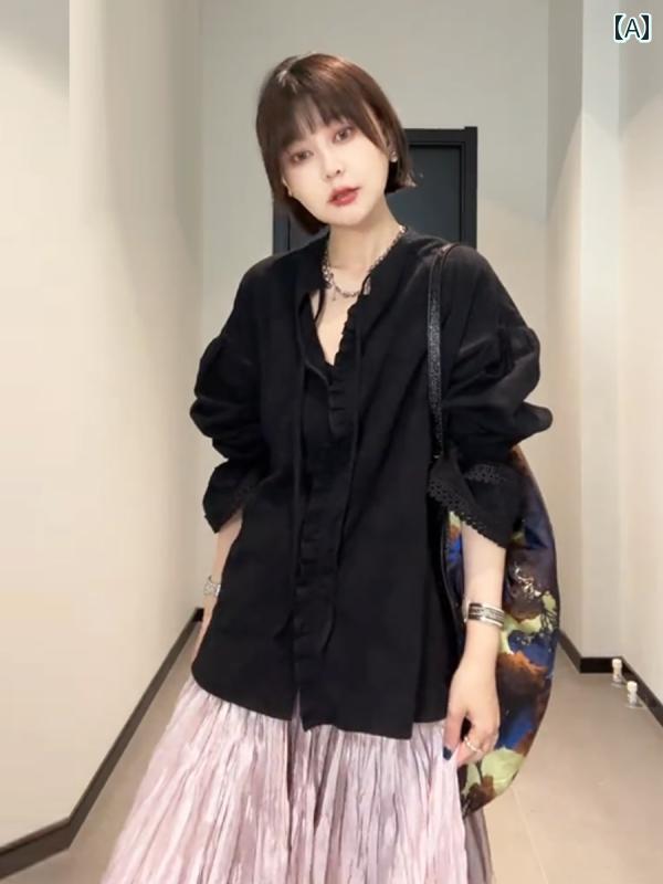 ペプラムブラウス レディース 半袖【大人カジュアル シンプル無地】ウエストギャザー 体型カバー 夏トップス【商品】