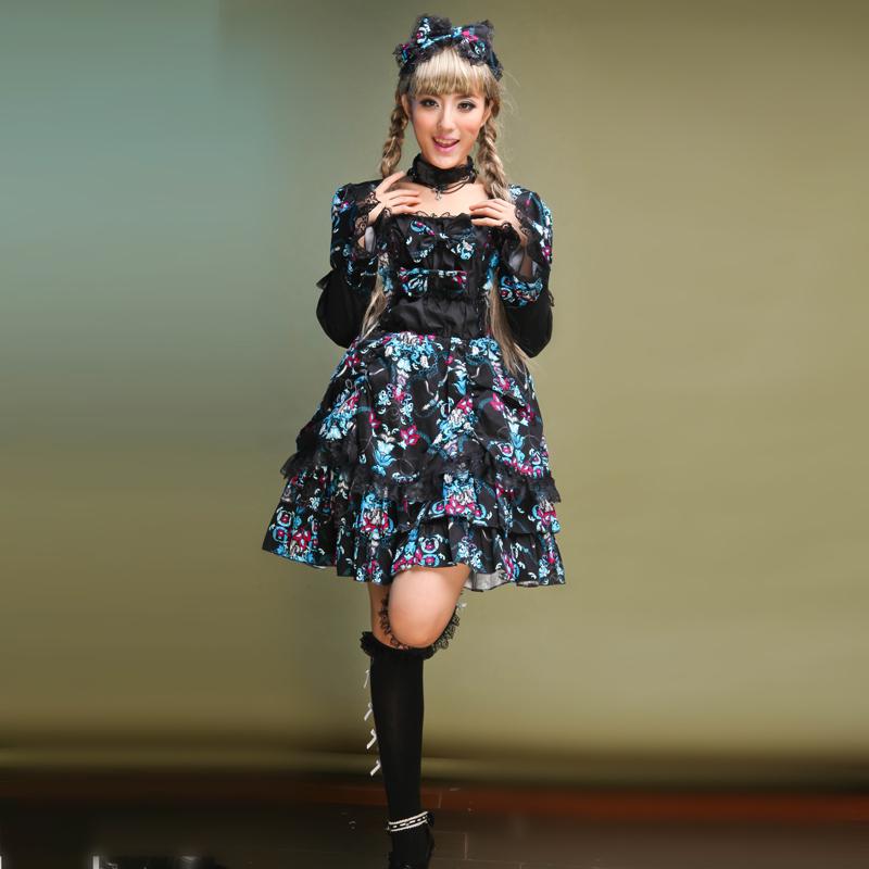 可愛らしい 姫様 化けの皮 仮面舞踏会 ロリータ服 ふんわり 衣装 ロリータ 御召しもの コスプレ GLP 愛くるしげ ゲーテ ロリータ フローラル フラウンス 刈り込み 御召しもの 上端 付き添い人 81127