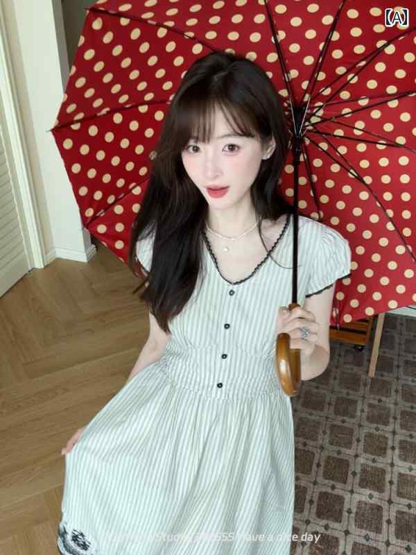 衣装 花柄 レディース ロング 夏服 太陽面爆発衣装 成年者可愛らしい ゆったり 今めかしい 韓国