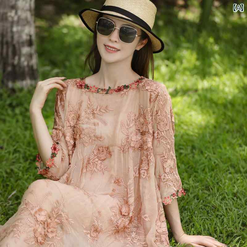 ワンピース 花柄 レディース ロング 夏服 フレアワンピース 大人かわいい ゆったり おしゃれ 韓国
