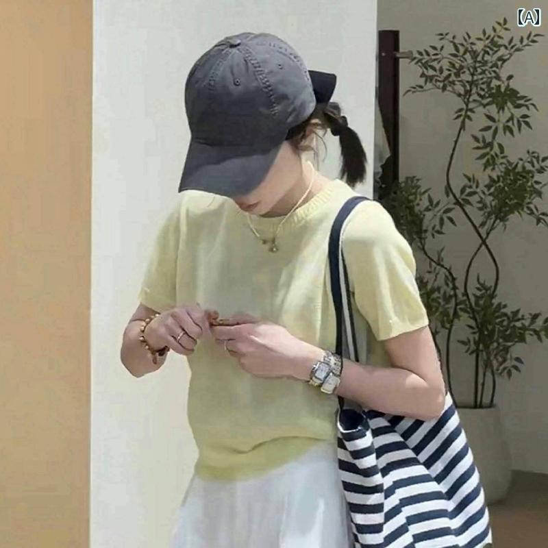韓国ファッション セットアップ レディース 春夏 体型カバー おしゃれ 大人かわいい ゆったり 2点セット トップス ボトムス