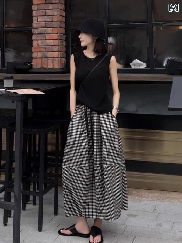 韓国ファッション セットアップ レディース 春夏 体型カバー おしゃれ 大人かわいい ゆったり 2点セット トップス ボトムス