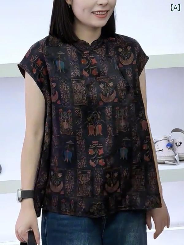 ヴィンテージ 花柄 衣装 ロング丈 成年者可愛らしい 御花刷り上げる レトロ 春夏 ゆったり 体型覆いかぶせる