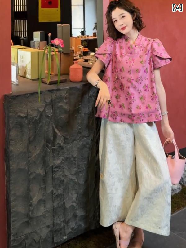 ヴィンテージ 花柄 衣装 ロング丈 成年者可愛らしい 御花刷り上げる レトロ 春夏 ゆったり 体型覆いかぶせる
