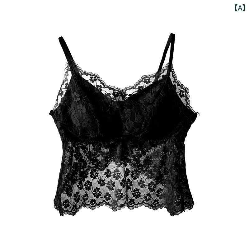 ニット トップス 七分丈 新 商品の レースの 長い タイプの 美 背の ブラジャーは ストラップを 集めて 胸を 拭きます。