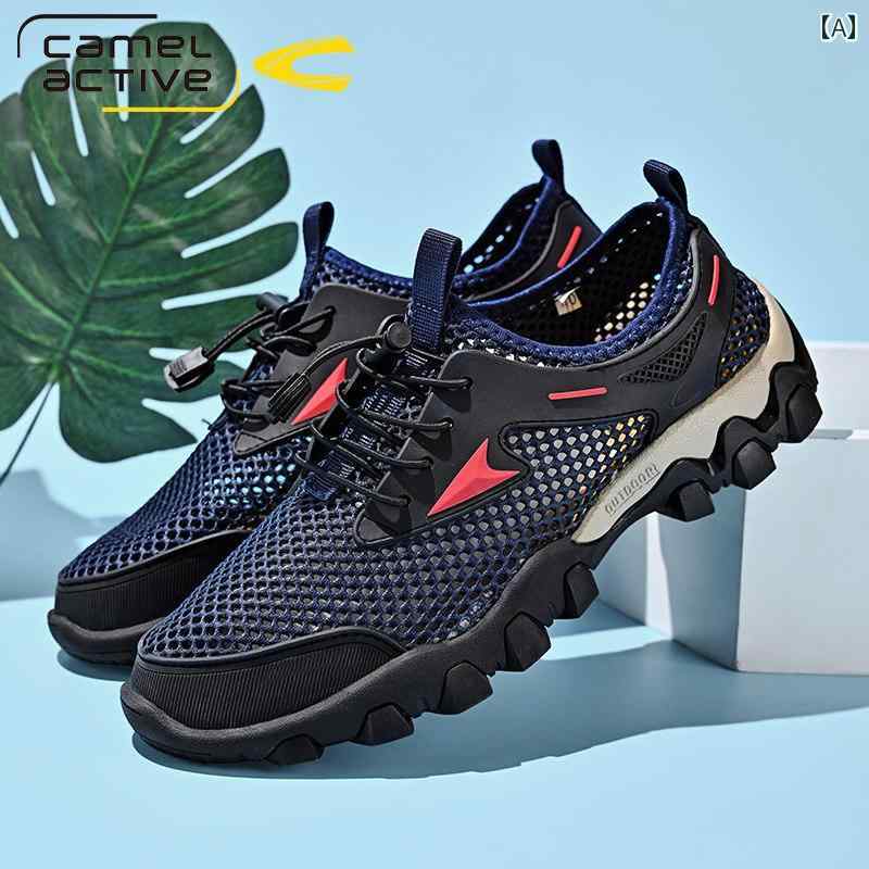 今めかしい サンダル レディース ＦＲＧの 活動的 メッシュ シューズ アウトドア サンダル メ ンズ 夏 通気性 メンズ 包 頭 流れ 透写物 砂浜 上滑り打ちきり