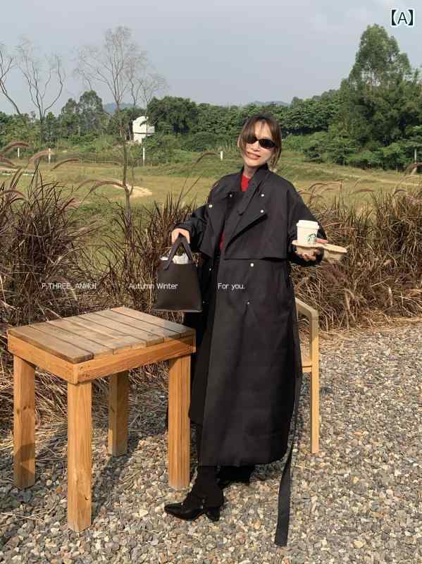 コート ひざ丈 長い 冬 シンプル おしゃれ カジュアル ファッション お出かけ アウター 使いやすい 便利 ブラック ブラウン グリーン