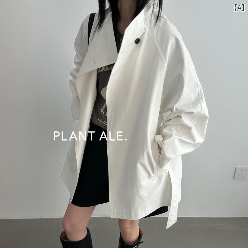 コート レディース 短い ボタン 春 ゆったり シンプル おしゃれ カジュアル ファッション アウター 使いやすい 便利 お出かけ アーティファクト