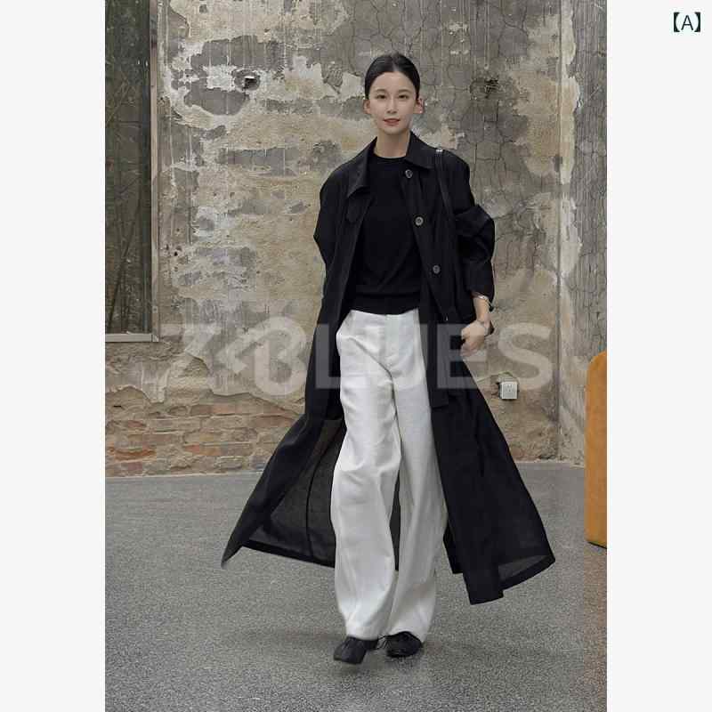 ジャケット コート 夏 薄手 リネン スリット入り シンプル おしゃれ カジュアル ファッション アウター 使いやすい 便利 お出かけ アーティファクト｜バランスケア　店