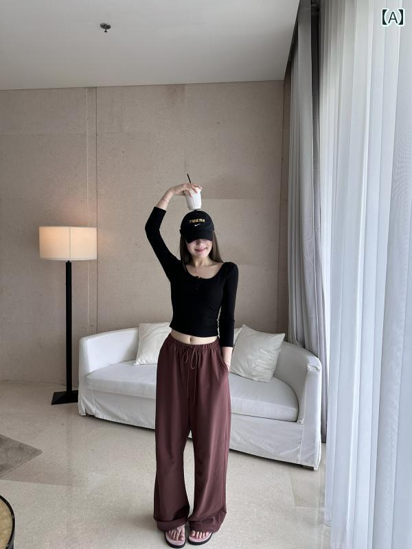 ドレープ フレア パンツ アンブレラ レディース 春夏 ゆったり シンプル おしゃれ カジュアル ファッション お出かけ アウター 使いやすい 便利