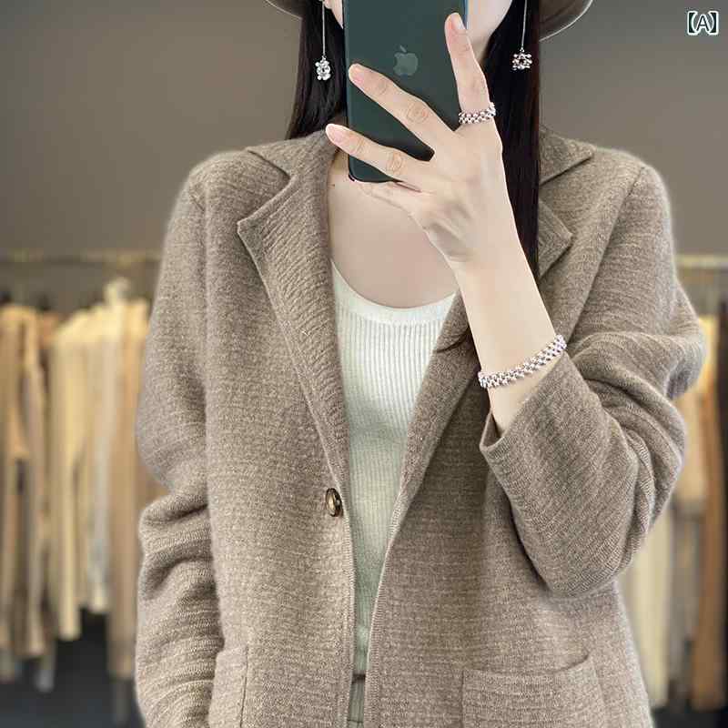 ジレー スウェーター 上衣 レディース 歳月 ?・覧 ゆったり 編み物 ラムウール 分かりやすい 格好のいい 心地よい 分かりやすい アウター 流行り物 全能 助けになる レディースファッション-トップス-カーディガン・ボレロ